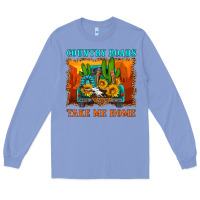 Colony Blue country roads take me home Long Sleeve Tee - HRA Design Shop