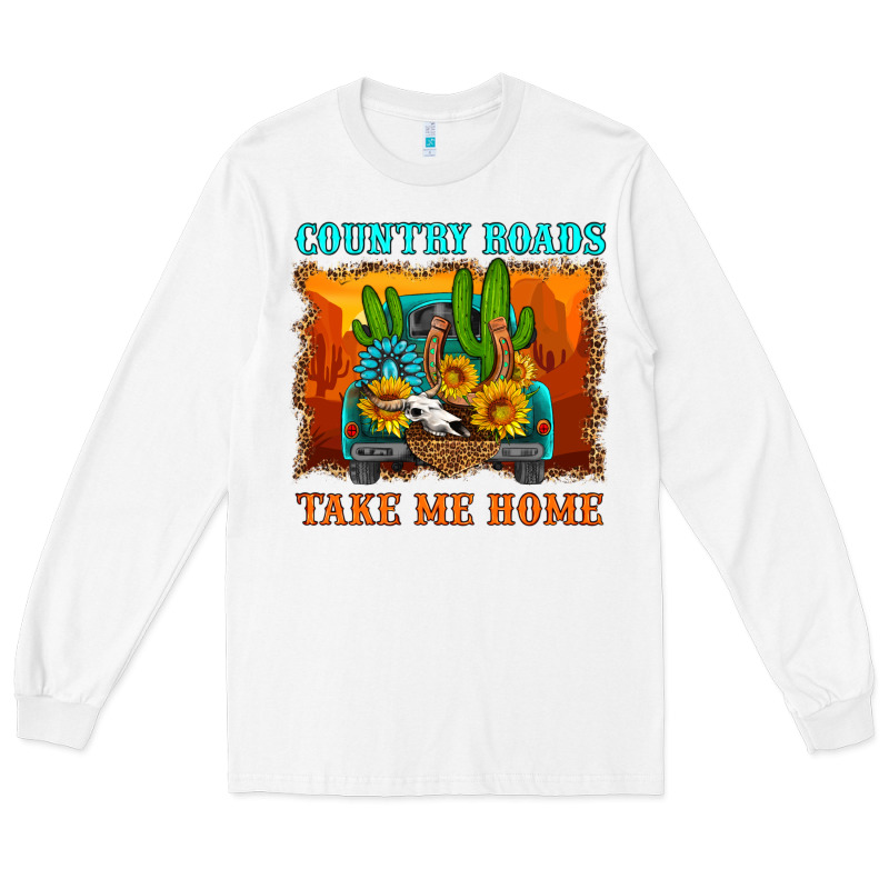 Country Roads Take Me Home Long Sleeve Tee by HRA Design Shop | Teevron