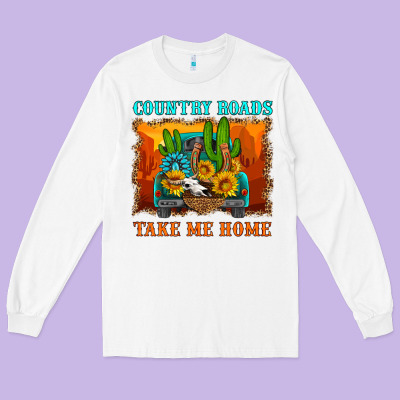 Country Roads Take Me Home Long Sleeve Tee Designed By Hra Design Shop