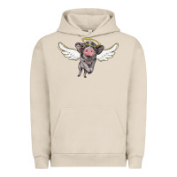 Pigment French Oak angel baby pig Urban Hoodie - BarkalooDesign
