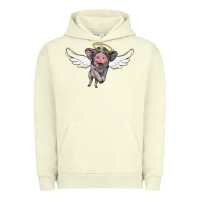 Pigment Pistachio angel baby pig Urban Hoodie - BarkalooDesign