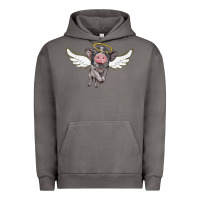 Pigment Tornado angel baby pig Urban Hoodie - BarkalooDesign