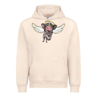 Sandshell angel baby pig Urban Hoodie - BarkalooDesign