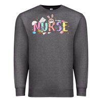 Charcoal Heather easter nurse Premium Sweatshirt - MaliasSmallBusiness