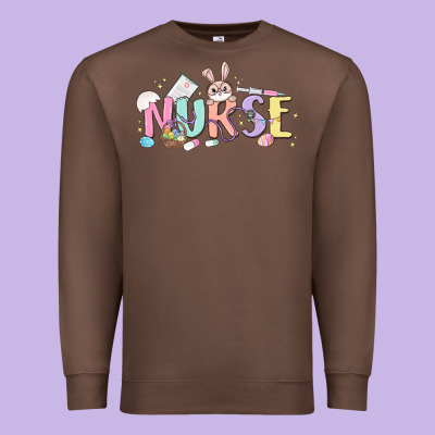 Easter Nurse Premium Sweatshirt Designed By Maliassmallbusiness