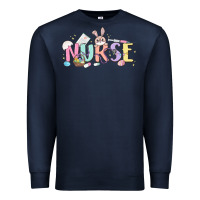 Navy easter nurse Premium Sweatshirt - MaliasSmallBusiness