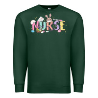 Sports Green easter nurse Premium Sweatshirt - MaliasSmallBusiness