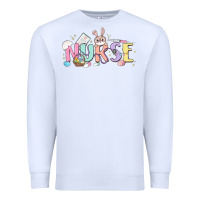 White easter nurse Premium Sweatshirt - MaliasSmallBusiness