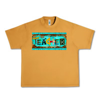 Peanut Butter teacher license plate Urban Heavy Tee - BarkalooDesign