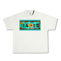 Pistachio teacher license plate Urban Heavy Tee - BarkalooDesign