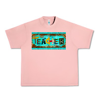 Salmon teacher license plate Urban Heavy Tee - BarkalooDesign