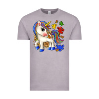 Vintage Zinc autism unicorn Vintage Tee - Zillion Design Studio