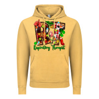 Vintage Mustard christmas respiratory therapist Vintage Hoodie - Zillion Design Studio
