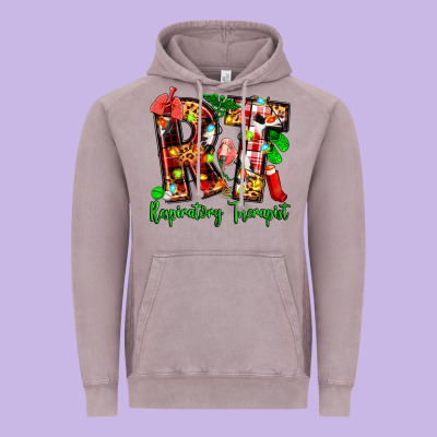 Christmas Respiratory Therapist Vintage Hoodie Designed By Zillion Design Studio