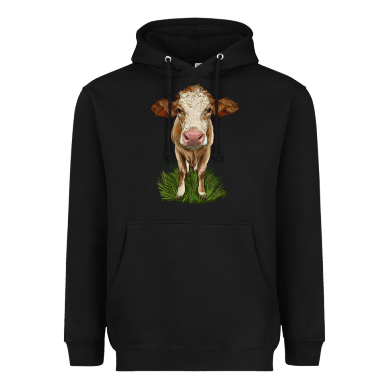 Simmental Heifer Heavyweight Hoodie by LillyAllenDesigns | Teevron