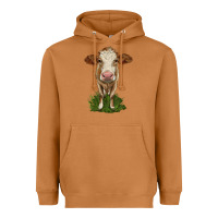 Meerkat simmental heifer Heavyweight Hoodie - LillyAllenDesigns