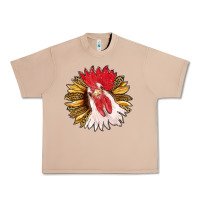 Burro sunflower with rooster Urban Heavy Tee - RanaPortraitStore