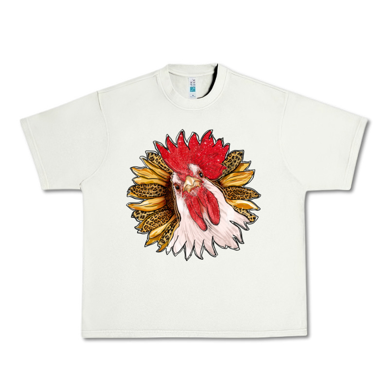 Sunflower With Rooster Urban Heavy Tee by RanaPortraitStore | Teevron
