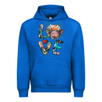 Cobalt pig love Urban Hoodie - BarkalooDesign