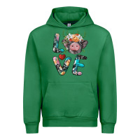 Emerald pig love Urban Hoodie - BarkalooDesign