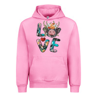 Fuchsia Pink pig love Urban Hoodie - BarkalooDesign