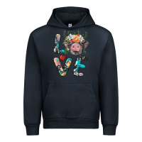 Navy pig love Urban Hoodie - BarkalooDesign