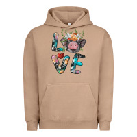 Pigment Burro pig love Urban Hoodie - BarkalooDesign