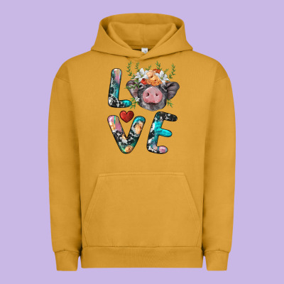 Pig Love Urban Hoodie Designed By Barkaloodesign