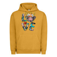 Pigment Peanut Butter pig love Urban Hoodie - BarkalooDesign