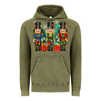 Vintage Olive christmas natcrackers Vintage Hoodie - Zillion Design Studio