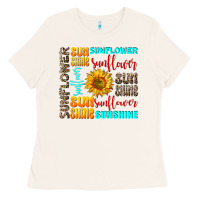 Bone sunflower sunshine Ladies Tee - AdoDesignShop