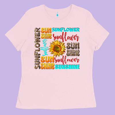 Sunflower Sunshine Ladies Tee Designed By Adodesignshop