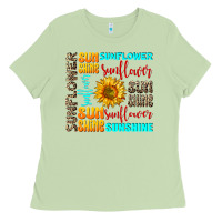 Matcha sunflower sunshine Ladies Tee - AdoDesignShop