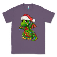 Lavender Christmas Cute Dragon Classic Tee - FaDigitalArtStudio