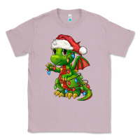Lilac Christmas Cute Dragon Classic Tee - FaDigitalArtStudio