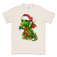 Natural Christmas Cute Dragon Classic Tee - FaDigitalArtStudio