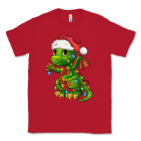 Red Christmas Cute Dragon Classic Tee - FaDigitalArtStudio