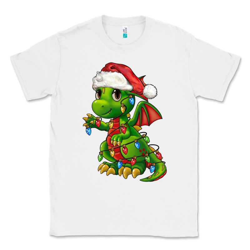 Christmas Cute Dragon Classic Tee by FaDigitalArtStudio | Teevron