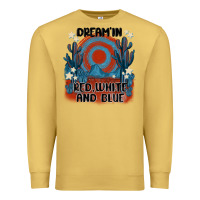 Antique Gold dream' in red white and blue Premium Sweatshirt - MaliasSmallBusiness