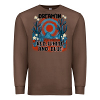 Chestnut dream' in red white and blue Premium Sweatshirt - MaliasSmallBusiness