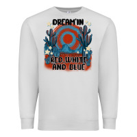 Dove Grey dream' in red white and blue Premium Sweatshirt - MaliasSmallBusiness