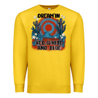 Lemon dream' in red white and blue Premium Sweatshirt - MaliasSmallBusiness