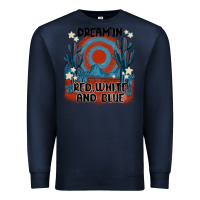 Navy dream' in red white and blue Premium Sweatshirt - MaliasSmallBusiness