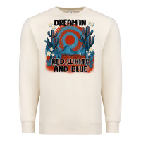 Sandshell dream' in red white and blue Premium Sweatshirt - MaliasSmallBusiness