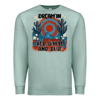 Seafoam dream' in red white and blue Premium Sweatshirt - MaliasSmallBusiness
