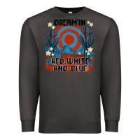 Smoke dream' in red white and blue Premium Sweatshirt - MaliasSmallBusiness