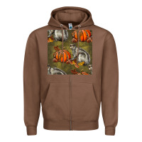 Squirrel Pumpkin Seamless Zipper Hoodie | Teevron