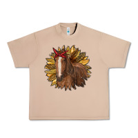 Burro sunflower with horse Urban Heavy Tee - RanaPortraitStore