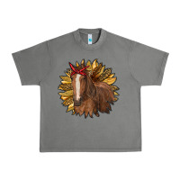 Tornado sunflower with horse Urban Heavy Tee - RanaPortraitStore