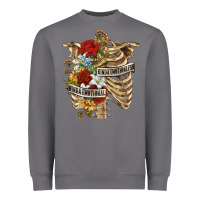 Storm Kinda Emotionless Kinda Emotional Skeleton Heavyweight Sweatshirt - RanaPortraitStore